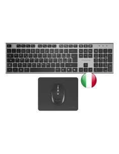 Tacens 6ZENITHIT teclado Ratón incluido Hogar   Oficina RF inalámbrico QWERTY Italiano Gris