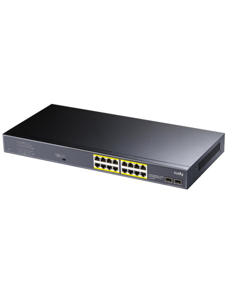 Cudy GS1020PS2 switch Gigabit Ethernet (10 100 1000) Energía sobre Ethernet (PoE) Negro