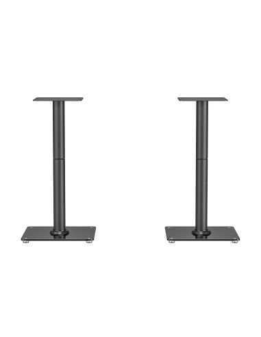 AISENS Soporte Universal De Suelo Para Altavoces, Negro
