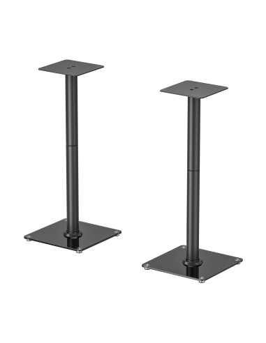 AISENS Soporte Universal De Suelo Para Altavoces, Negro