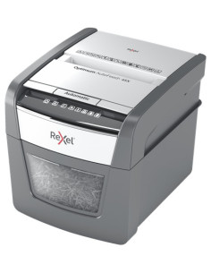 Rexel AutoFeed 45X triturador de papel Corte cruzado 55 dB Negro, Plata 2