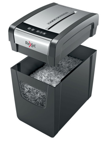 Rexel Momentum X410-SL triturador de papel Corte cruzado 62 dB Negro, Gris