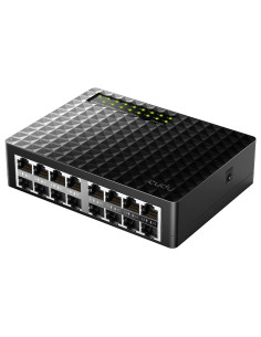Cudy FS1016D switch Fast Ethernet (10 100) Negro 2