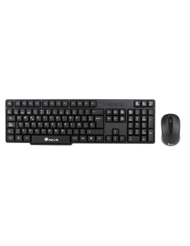 NGS EUPHORIA KIT teclado Ratón incluido Universal RF inalámbrico QWERTY Inglés Negro