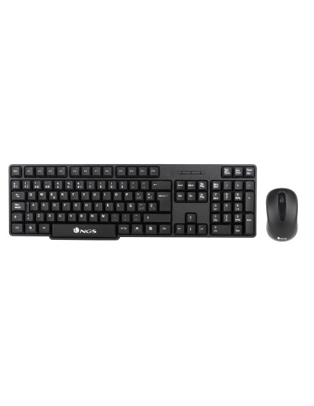 NGS EUPHORIA KIT teclado Ratón incluido Universal RF inalámbrico QWERTY Inglés Negro