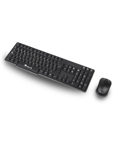 NGS EUPHORIA KIT teclado Ratón incluido Universal RF inalámbrico QWERTY Inglés Negro