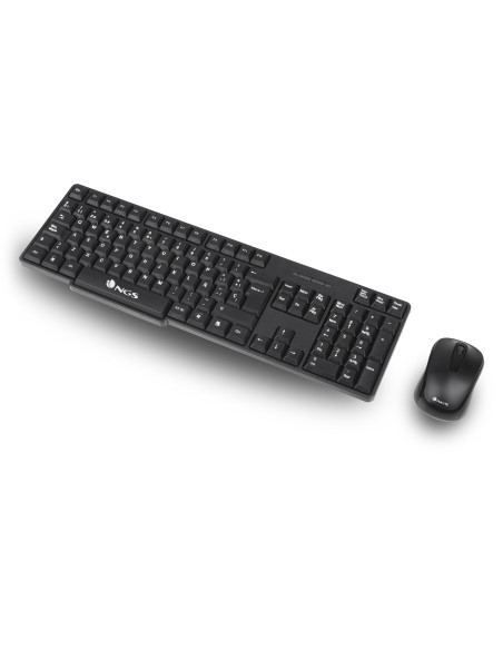 NGS EUPHORIA KIT teclado Ratón incluido Universal RF inalámbrico QWERTY Inglés Negro