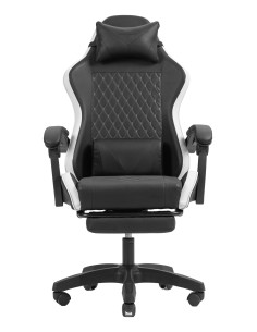 Mars Gaming MGC-X Silla para videojuegos de PC Asiento acolchado Negro, Blanco 2