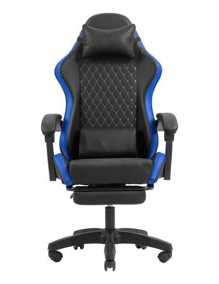 Mars Gaming MGC-X Silla para videojuegos de PC Asiento acolchado Negro, Azul