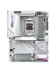 GIGABYTE X870E AORUS ELITE WIFI7 ICE Placa base - Soporta procesadores AMD Ryzen 9000, VRM digital de 16+2+2 fases, hasta 8200 2