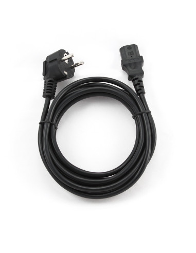 Gembird PC-186-VDE-3M power cord with VDE approval 3 meter Negro