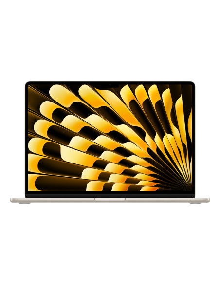 Apple MacBook Air Apple M M4 Portátil 38,9 cm (15.3") 16 GB 512 GB SSD Wi-Fi 6E (802.11ax) macOS Sequoia Beige