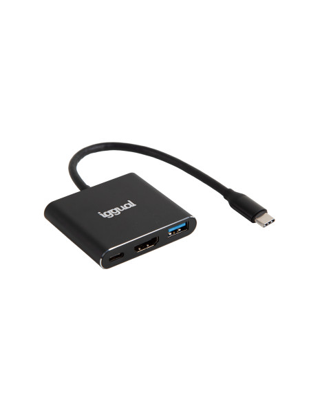 iggual Hub tipo C 3 en 1 HDMI USB3.0 PD100W