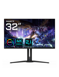 GIGABYTE AORUS Monitor de juegos OLED FO32U2P de 32” - 3840 x 2160 (UHD), 240Hz, 0.03ms, 250 cd m², KVM, FreeSync Premium Pro,