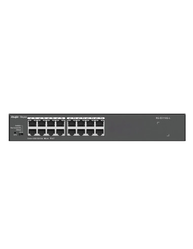 Ruijie Networks RG-ES116G-L switch No administrado L2 Gigabit Ethernet (10 100 1000) Negro