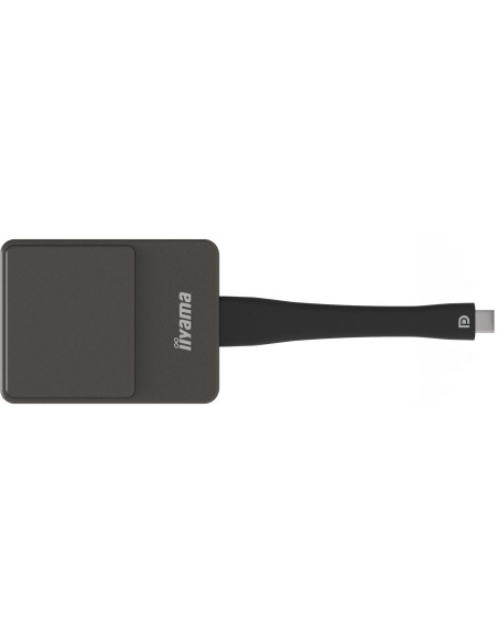 iiyama WP D002C adaptador Smart TV USB 4K Ultra HD Negro, Plata