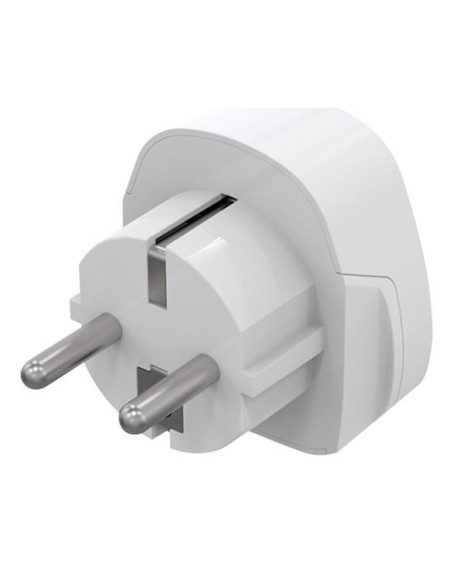 Celly TRAVELADAPTER adaptador de enchufe eléctrico Tipo F Universal Blanco