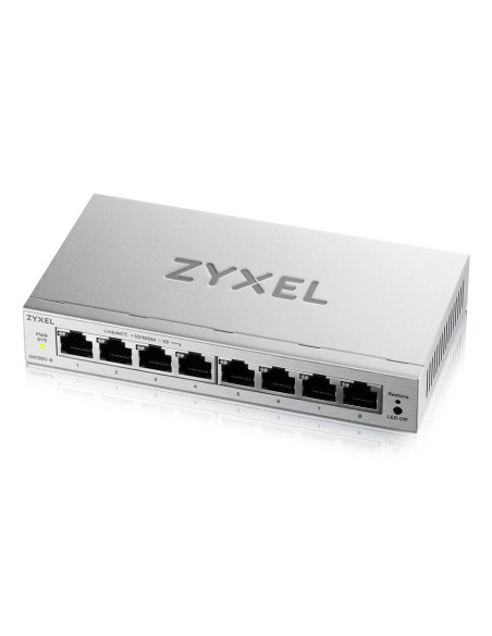 Zyxel GS1200-8V3 Gestionado L2 Gigabit Ethernet (10 100 1000) Escritorio Gris