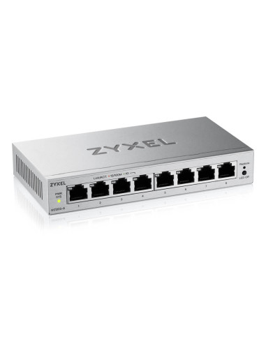 Zyxel GS1200-8V3 Gestionado L2 Gigabit Ethernet (10 100 1000) Escritorio Gris