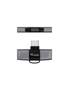 Equip 133479 cambiador de género para cable USB-C 2 x USB-C Gris 2