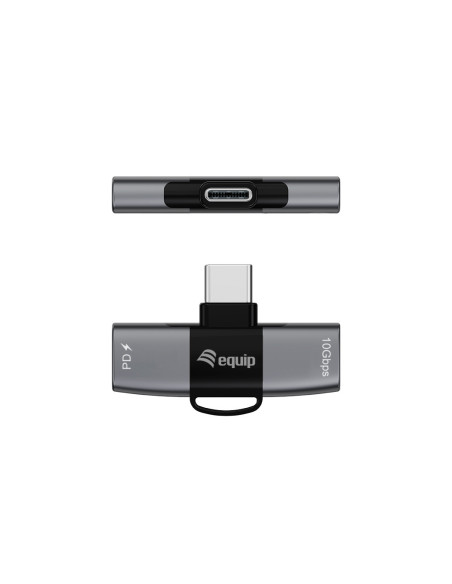 Equip 133479 cambiador de género para cable USB-C 2 x USB-C Gris