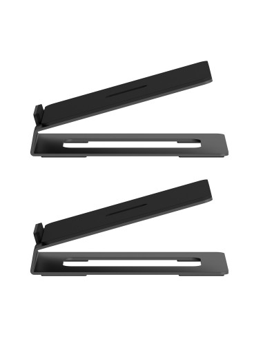 AISENS Soporte Universal De Sobremesa Para Altavoces, Negro