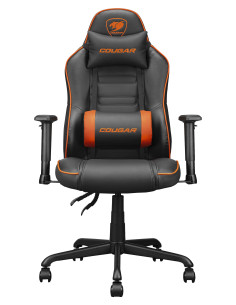 COUGAR 3MFSLORB.0001 silla para videojuegos Silla para videojuegos de PC Asiento acolchado Negro, Naranja