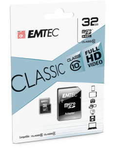 Emtec ECMSDM32GHC10CG memoria flash 32 GB MicroSD Clase 10 2