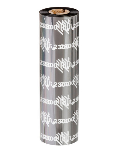 Zebra 2300 Performance Wax cinta térmica 74 m Negro