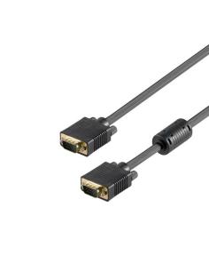 CABLE EWENT VGA MONITOR DB15 M/M 1.8 M / 1 x NUCLEO FERRERITA / EC1110
