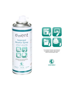 Ewent EW5613 kit de limpieza para computadora Impresora Espray para limpieza de equipos 200 ml 2
