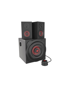 GENESIS Helium 610BT conjunto de altavoces 60 W PC ordenador portátil Negro, Rojo 2.1 canales De 2 vías 30 W Bluetooth 2