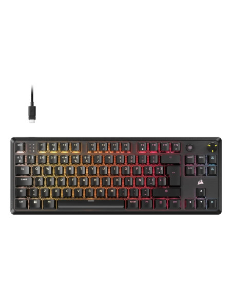 Corsair K70 CORE TKL teclado Juego USB QWERTY Español Negro
