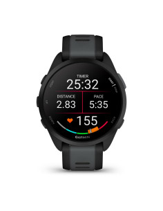 Garmin Forerunner 165 Music 3,05 cm (1.2") AMOLED 43 mm Digital 390 x 390 Pixeles Pantalla táctil Negro GPS (satélite) 2