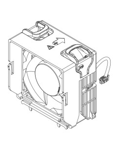 DELL 121-BBBX sistema de refrigeración para ordenador Carcasa del ordenador Ventilador