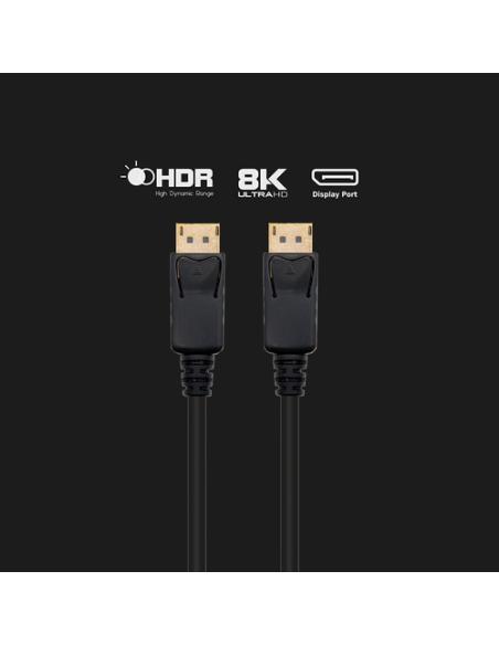 Ewent EC1406 cable DisplayPort 2 m Negro