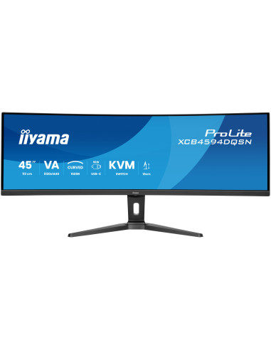 iiyama G-MASTER 45"LCD Curved Bus. UWQHD pantalla para PC 113 cm (44.5") 5120 x 1440 Pixeles Dual QHD LED Negro