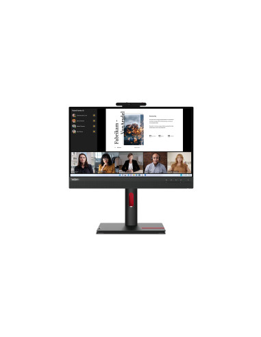 Lenovo ThinkCentre Tiny-In-One 22 Gen 5 pantalla para PC 54,6 cm (21.5") 1920 x 1080 Pixeles Full HD LED Negro