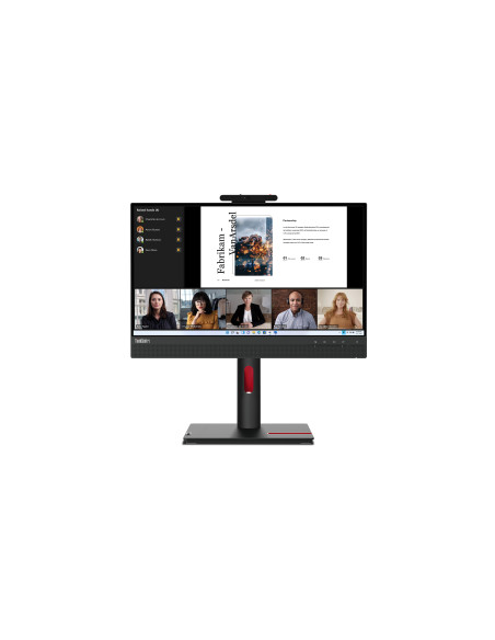 Lenovo ThinkCentre Tiny-In-One 22 Gen 5 pantalla para PC 54,6 cm (21.5") 1920 x 1080 Pixeles Full HD LED Negro