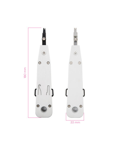 Nanocable 10.31.1001 crimpadora Herramienta de inserción Gris