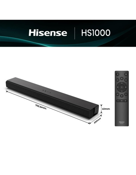 Hisense HS1000 Negro 2.0 canales 120 W