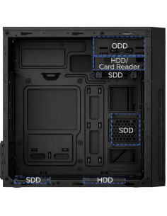 CoolBox CAJA MATX M680 USB-C 3.2 GEN1 FTE.BASIC500 500W 2