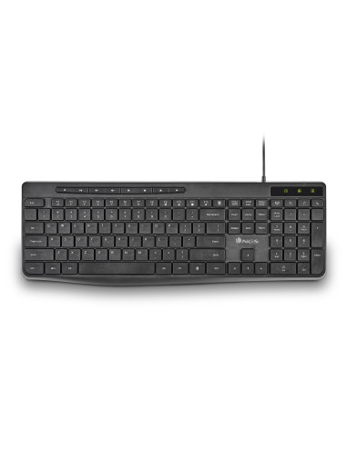 NGS SPECTRA (QUERTY, ES) teclado Hogar   Oficina USB QWERTY Español Negro