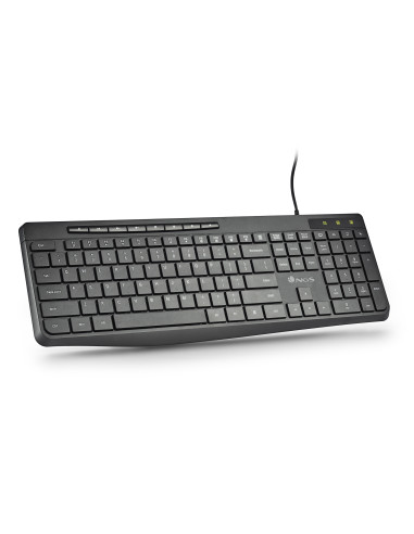 NGS SPECTRA (QUERTY, ES) teclado Hogar   Oficina USB QWERTY Español Negro
