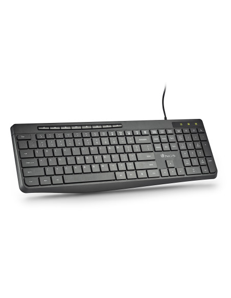 NGS SPECTRA (QUERTY, ES) teclado Hogar   Oficina USB QWERTY Español Negro