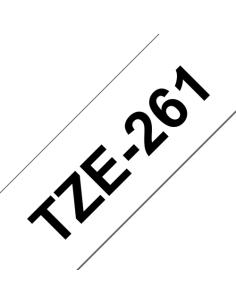 Brother TZE-261 cinta para impresora de etiquetas Negro sobre blanco TZ