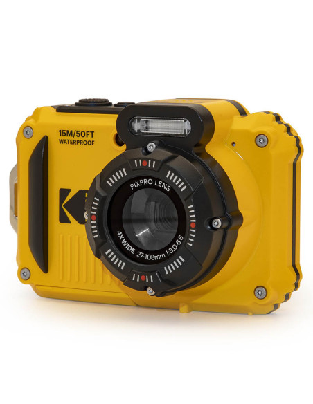 Kodak PixPro 1 2.7" Cámara compacta 16 MP BSI CMOS 1920 x 1080 Pixeles Amarillo