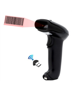 iggual IGG315705 lector de código de barras Lector de códigos de barras portátil 1D Laser Negro