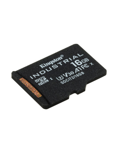 Kingston Technology Tarjeta 16GB microSDHC Industrial C10 A1 pSLC paquete individual sin adaptador