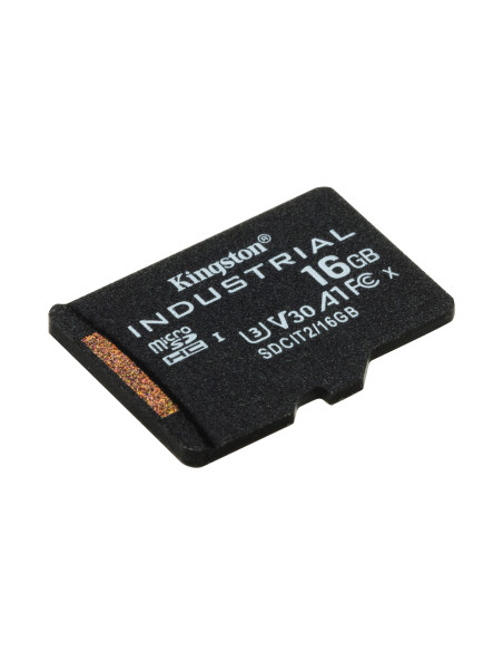 Kingston Technology Tarjeta 16GB microSDHC Industrial C10 A1 pSLC paquete individual sin adaptador